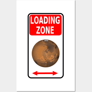 Colonize Mars Landing Zone Posters and Art